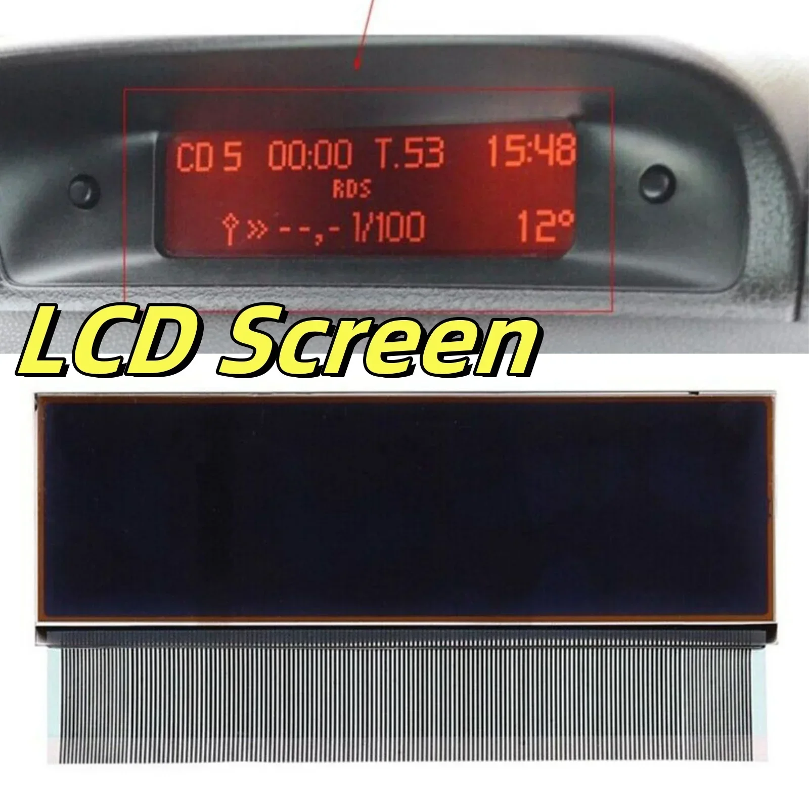 

Car Navigation Radio LCD Screen Display Replacement LCD Screen For 206 307 For C5 For Xsara Glass Car Interior Accessories
