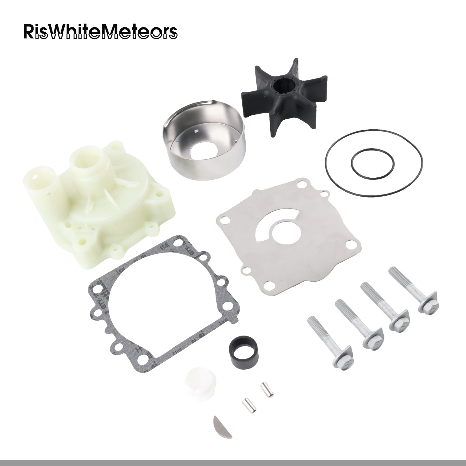 RisWhiteMeteors 68V-W0078-00 Water Pump Repair Kit Replacement for Yamaha Outboard 75HP 90HP 115HP image 3