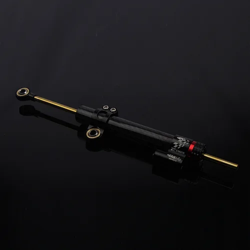 Imagen 2 del producto Estabilizador de dirección ajustable para motocicleta, estabilizador de dirección de 252mm y 342mm para Honda, Kawasaki, Yamaha, textura de fibra de carbono