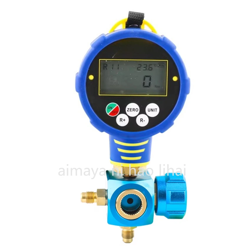 Wk-688l Pressure Vacuum Meter Measuring Portable Regulating Digital Display Refrigeration Air Conditioning Home Manifold Gauge