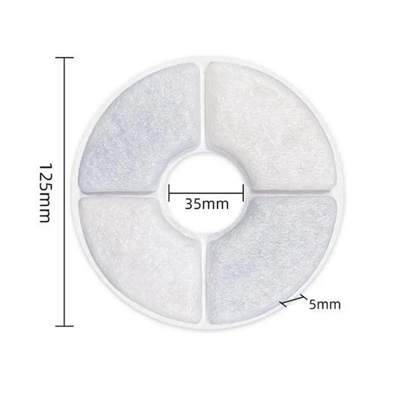 Pet Drinking Dispenser Replacement Filters Long Lasting Filtration 1/6/12Pcs for Cat Dog Indoor Outdoor Use