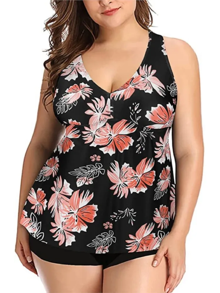 

L-3XL плюс размер бикини с высокой талией женский пуш-ап большой размер 3XL купальник летний Mujer купальник с контролем живота комплекты бикини