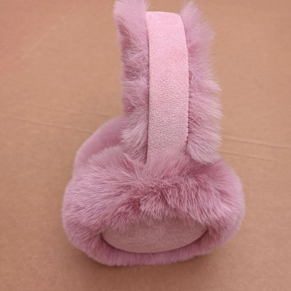 Fashion Warm Earmuffs Cold Protection Antifreeze Soft Suede Foldable Earflaps Ear Protectors Ear Warmer Outdoor