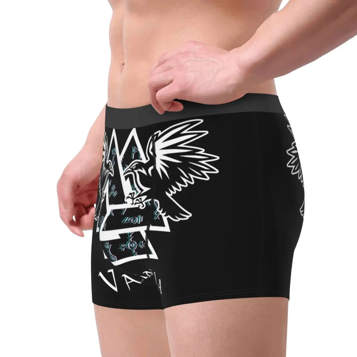 Male Novelty Viking Odins Ravens Underwear Boxer Briefs Soft Shorts Panties Underpants