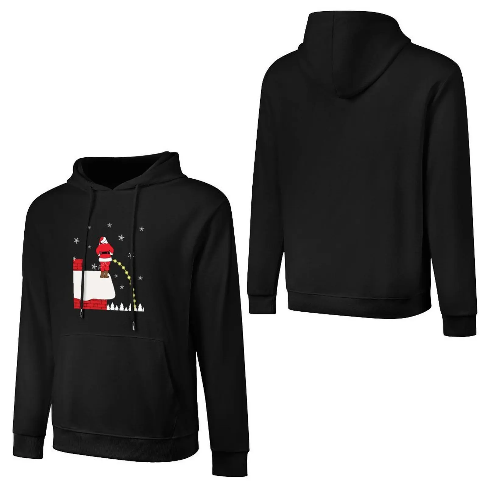 Inappropriate Christmas Santa pee Pullover Hoodie fashion men streetwear men new features of hoodies & sweatshirts