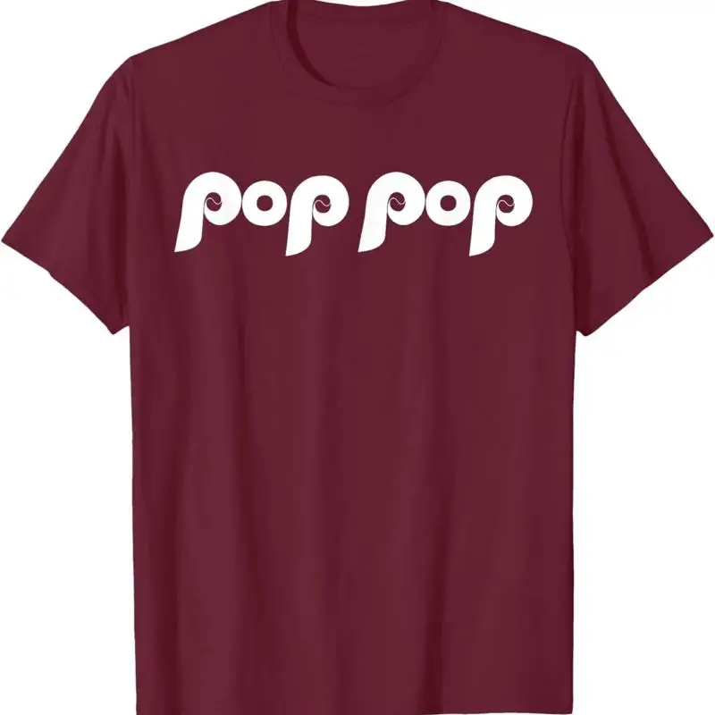 Футболка Phillys Dad Grandpa Poppop Pop в стиле ретро, ​​спортивные подарки, футболка размера S 3XL