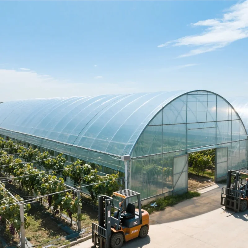 

Customized greenhouseAgricultural/Commercial PE Greenhouse Cover Film Agricultural Polyethylene Greenhouse Farm Tunnel Tomato Mu