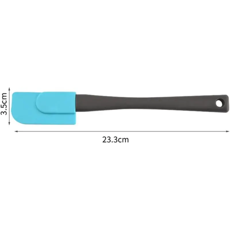 ABYN-Multi-Purpose Kitchen Utensils Silicone Butter And Cheese Spreaders 4Pcs With Plastic Handles, Random Color For Cutting