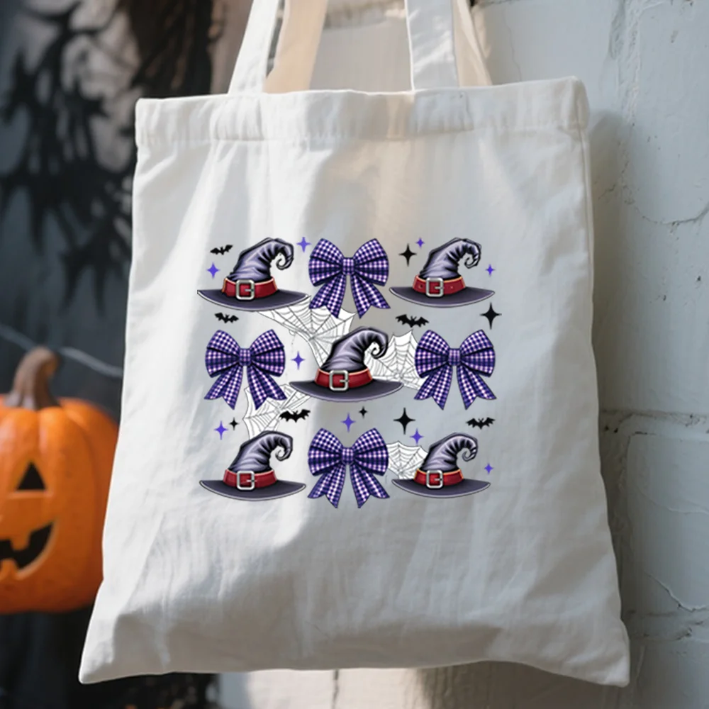 6 قطع من ملصقات نقل الحرارة الكرتونية للهالوين من الفينيل الحديد على رقع لاصقة للقمصان التي تصنعها بنفسك وحقائب الظهر والملابس