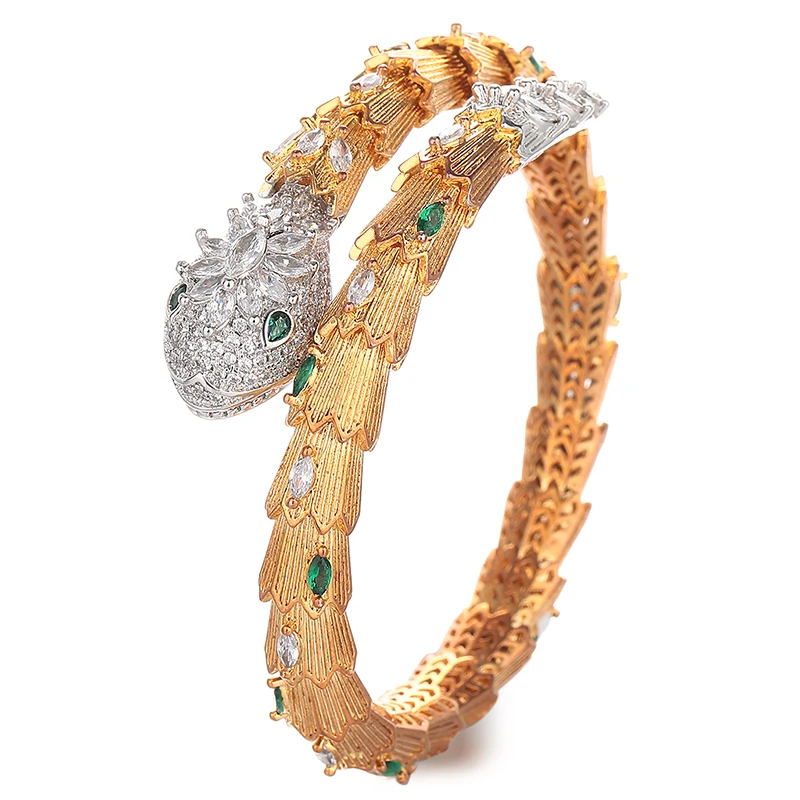 

HLL 925 Sterling Silver Unisex Retro Style Snake Bangles Gilded Finish Elastic Opening Trendy Cute Classic Butterfly Shape for