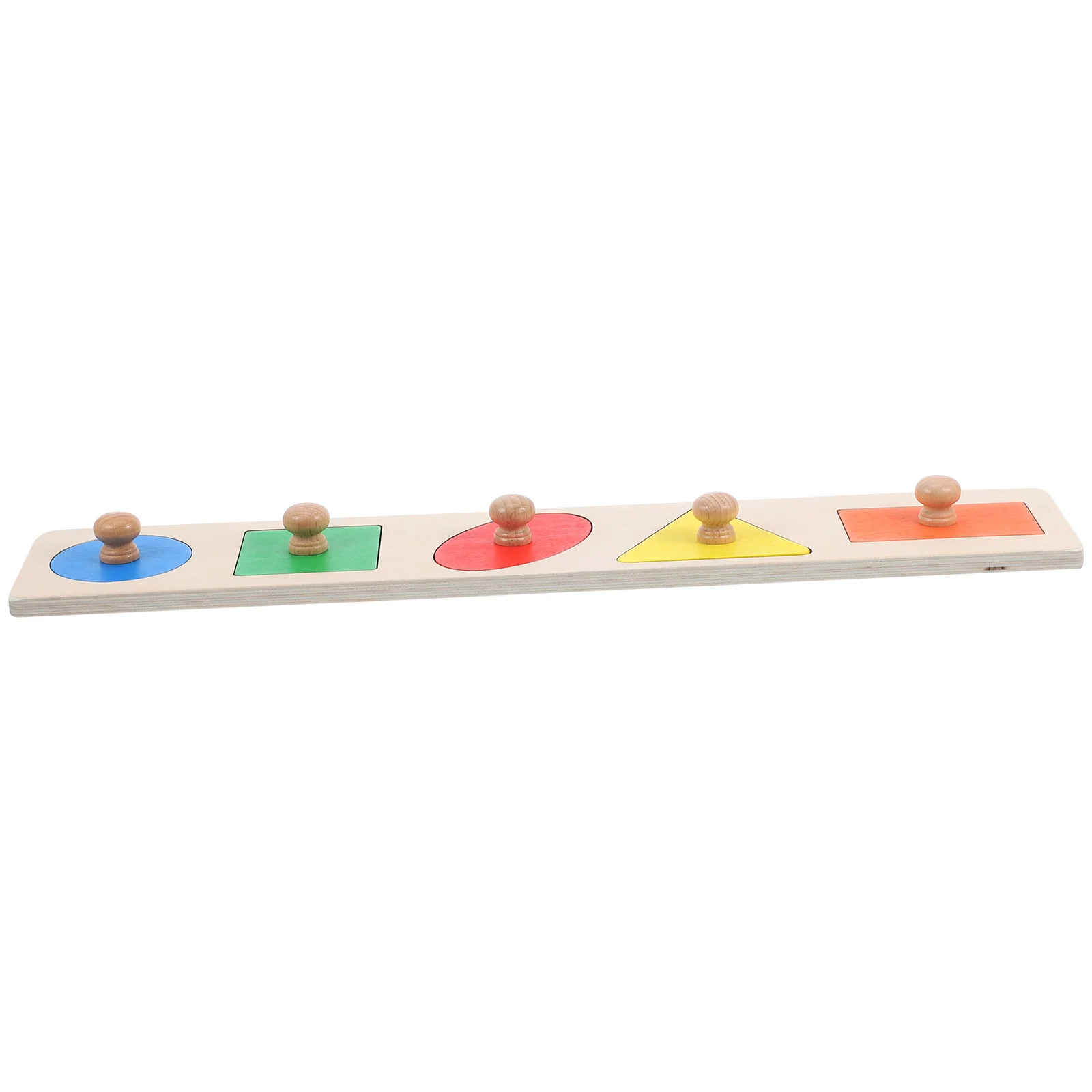 

1 set Shape Color Panels Knob Puzzles Kids Geometric Toys Baby Wood Puzzle Educational Learning Activity Toddler Games