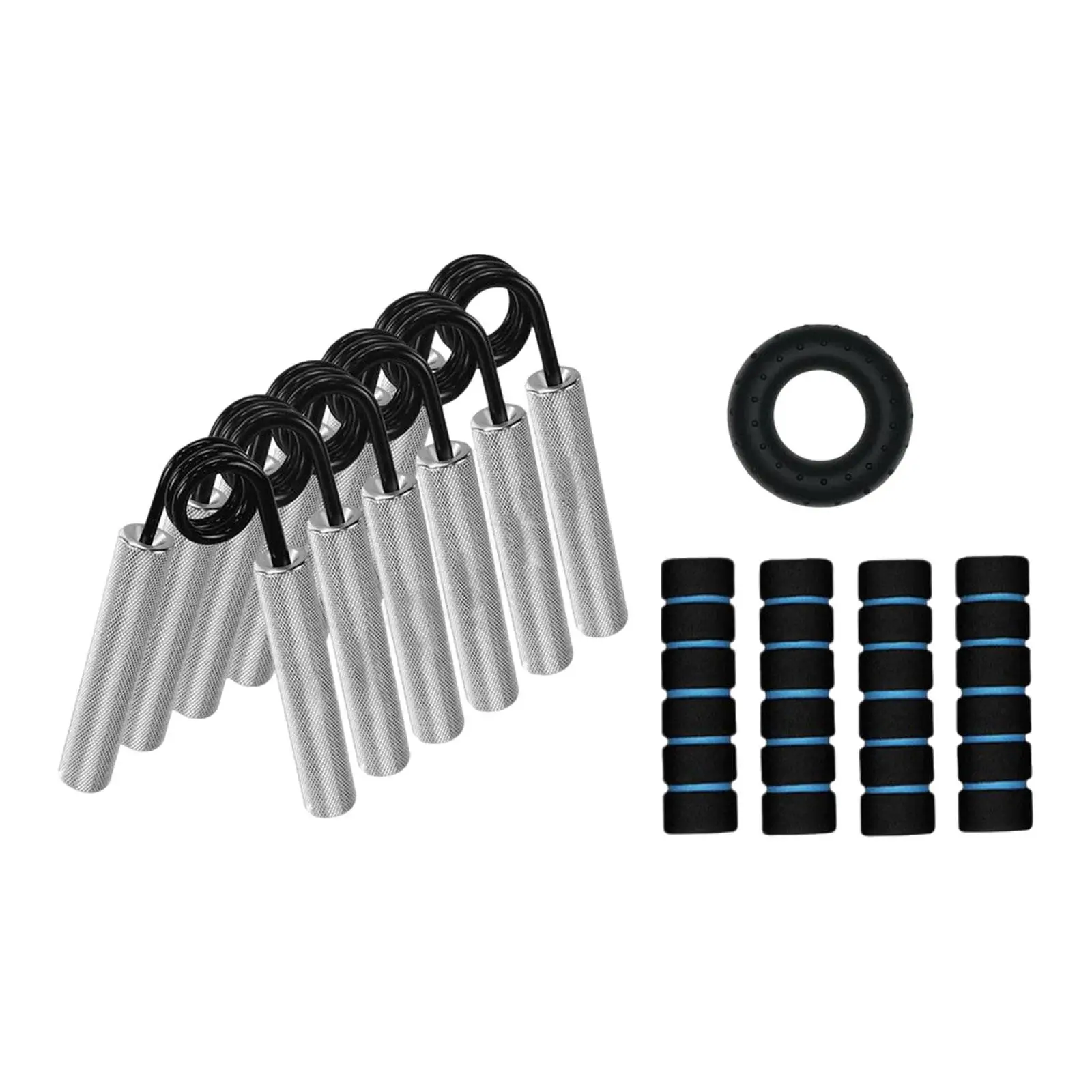 

6Pcs Hands Grip Strengthener Trainers Strength Training Devices Finger Exercisers Finger Grip Devices Forearm Exerciser Set