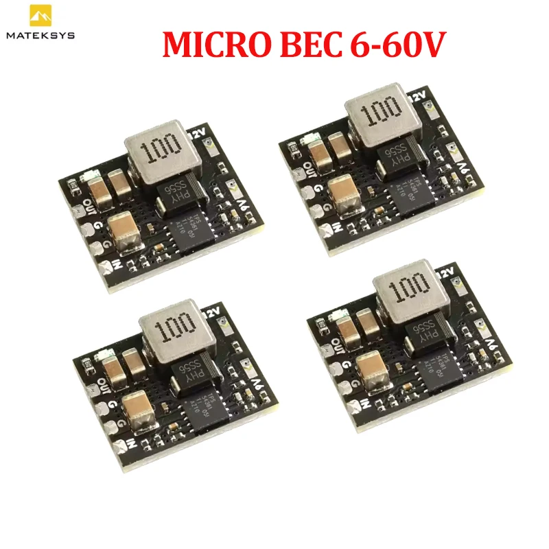 MATEK Mateksys MICRO BEC 6-60 فولت إلى 5 فولت/9 فولت/12 فولت-ADJ وحدة منظم تنحى لطائرة RC نموذجية هليكوبتر FPV سباق بدون طيار #3