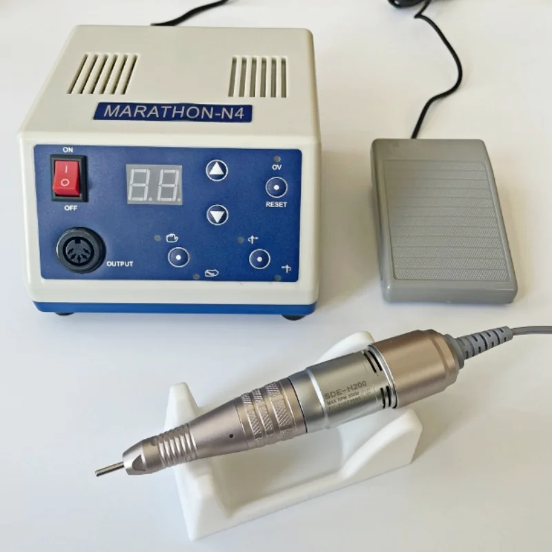 Micromotor N4 strong 210 New Power Control Box 45000RPM With LED Speed Display For Strong Handpiece Electric Manicure Nail Drill