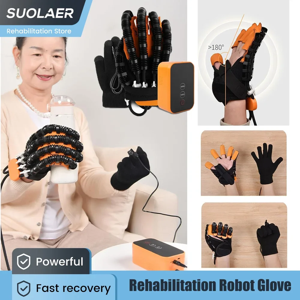 

Stroke Hemiplegia Rehabilitation Hand Function Robot Gloves Intelligent Massage Glove Rehabilitation Training Gloves Finger Care