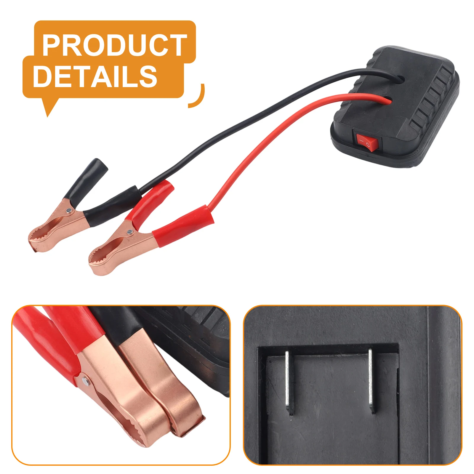 

Lgniter Jump Starter A3/2106 Jump Starter Adapter For Lithium Battery Booster Cable Adapter Emergency- Power Kit DIY Converter
