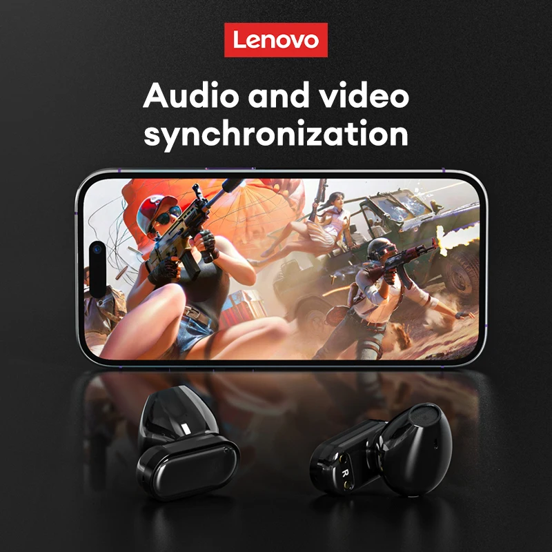 سماعات أذن Choice Lenovo LP19 Pro TWS مطورة بتقنية البلوتوث 5.4 رقاقة، سماعات أذن طويلة التحمل ومتوافقة تمامًا مع سماعات أذن للياقة البدنية
