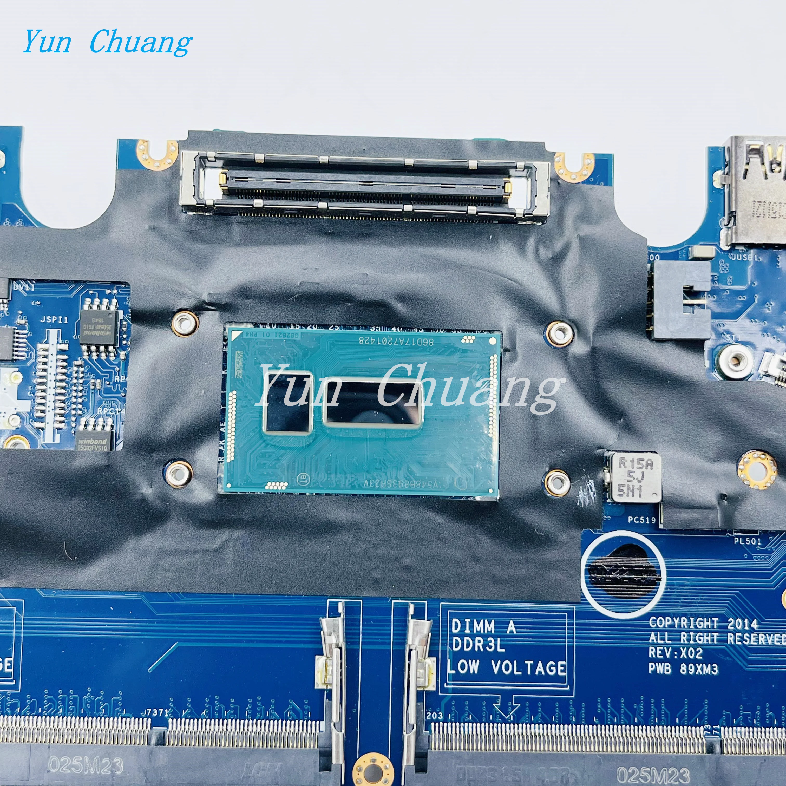 Imagem -05 - Zbz00 La-a971p para Latitude Ddr3l Cn0vn7np Cn-0tphc4 0tphc4 com I75600u E7250 Laptop Motherboard Cpu Mainboard 100 Testado ok