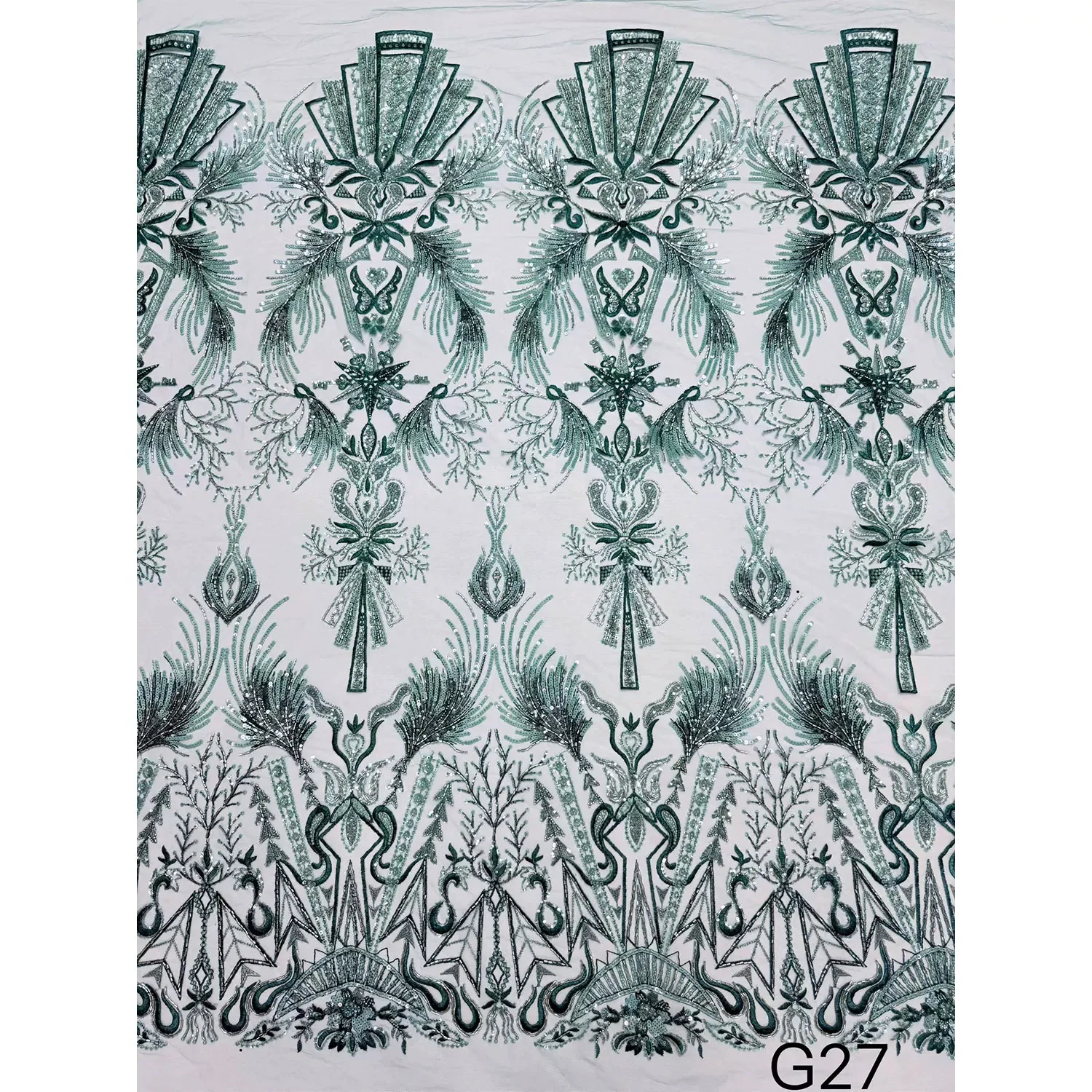1yard soft Lace fabric Geometr - Sewing Embroidery Fabric review and price