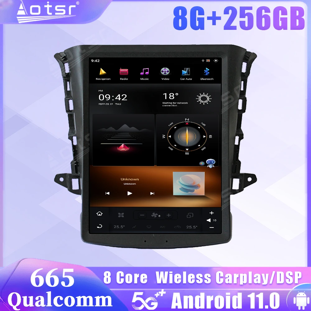 Qualcomm Snapdragon 665 Android 11 Car Radio For Changan EADO 2016 2017 Carplay GPS SIM Video Multimedia Player Stereo Head Unit