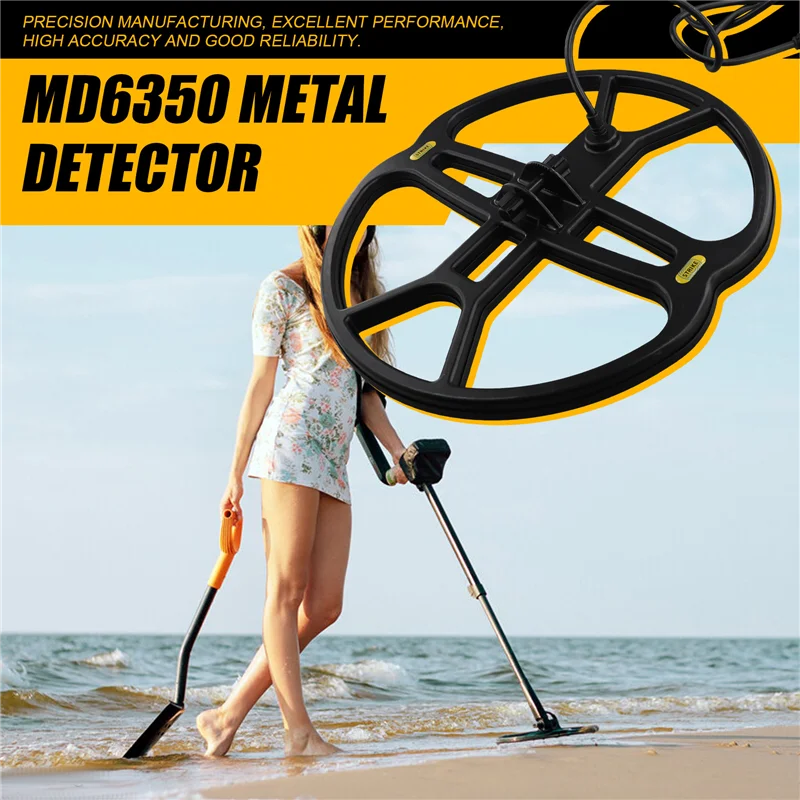 AC88-Professional Underground Metal Detector Coil For MD6250 MD6350 Waterproof Coil