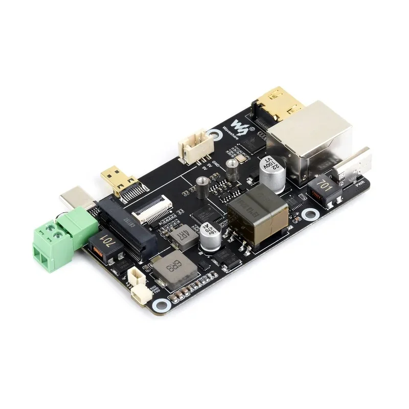carte-adaptateur-multifonction-pcie-to2-nvme-ssd-pour-raspberry-pi-5-avec-alimentation-poe-ethernet-via-rj45-et-pilote-ethernet