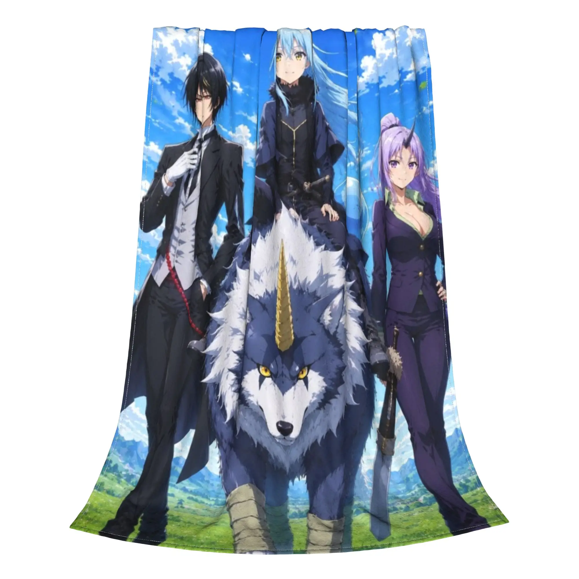 That Time I Got Reincarnated as a Slime Blanket All Season Breathable Lightweight Throw Blankets For bed  Plush Thin Quilt