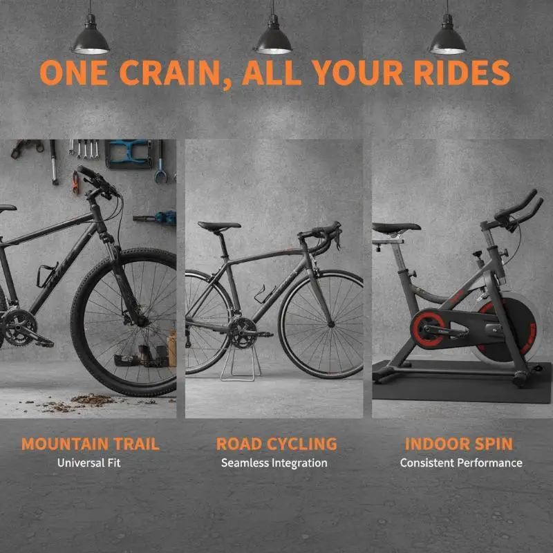 Fahrradkurbelarme aus massivem Eisen, rostbeständige Beschichtung, hohe Haltbarkeit, integriert für Rennrad-Enthusiasten, Modifikationsteile. – Detail 3
