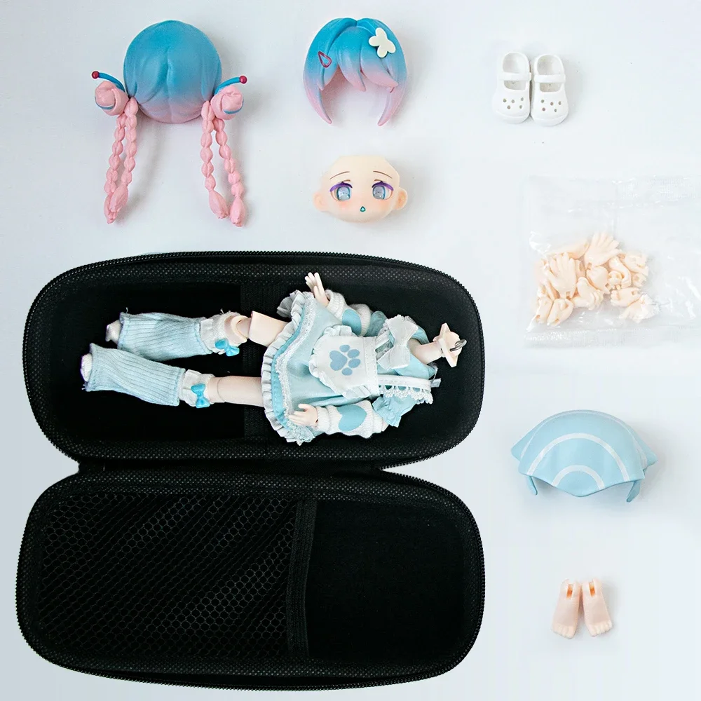 Bonito 1/12 bjd articulações móveis anime figura boneca na moda brinquedo ornamentos mudar roupas brinquedos menino menina presente boneca