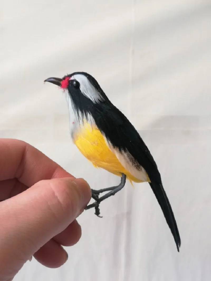 

mini cute simulation Coereba flaveola bird foam&feathers vivid bird about 13cm
