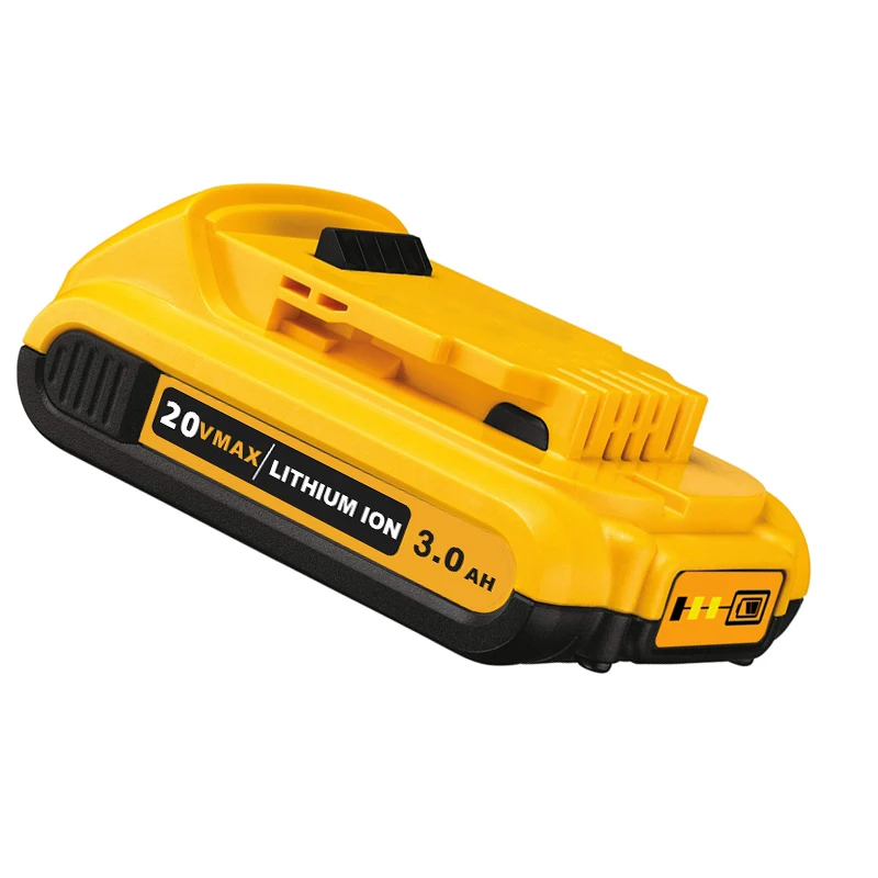 2 opakowanie 20V 3000mAh DCB203 bateria zastępcza litowy dla Dewalt Max DCB200 DCB205 DCB206 DCB184 DCB201 18 narzędzia moc woltów