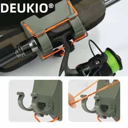 Soporte de Cinturón con clip para cañas de pesca mosca y spinning