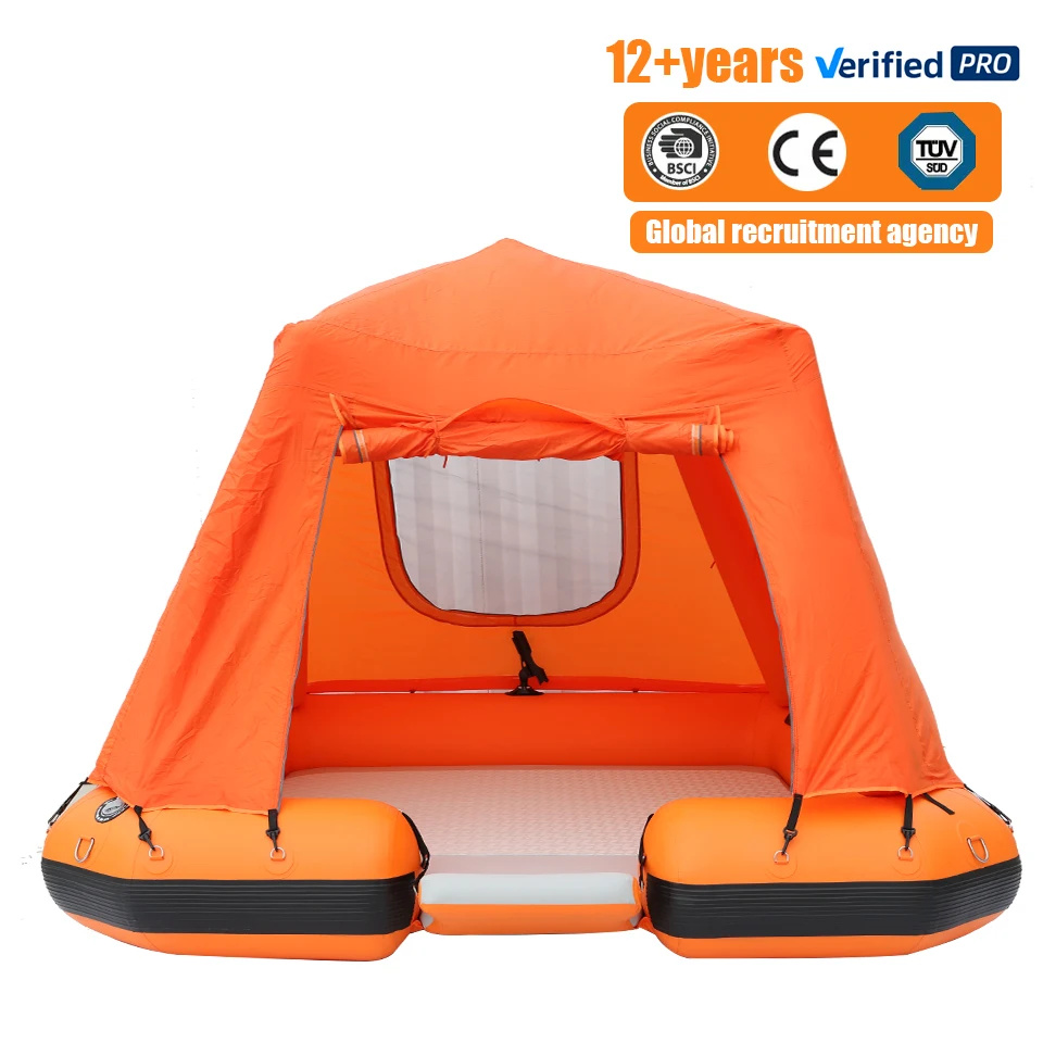 Hot sale Water Sports PVC Inflatable Water Floating Shoal Inflatable Shoal Tent Tent Outdoor Inflatable Camping Tent