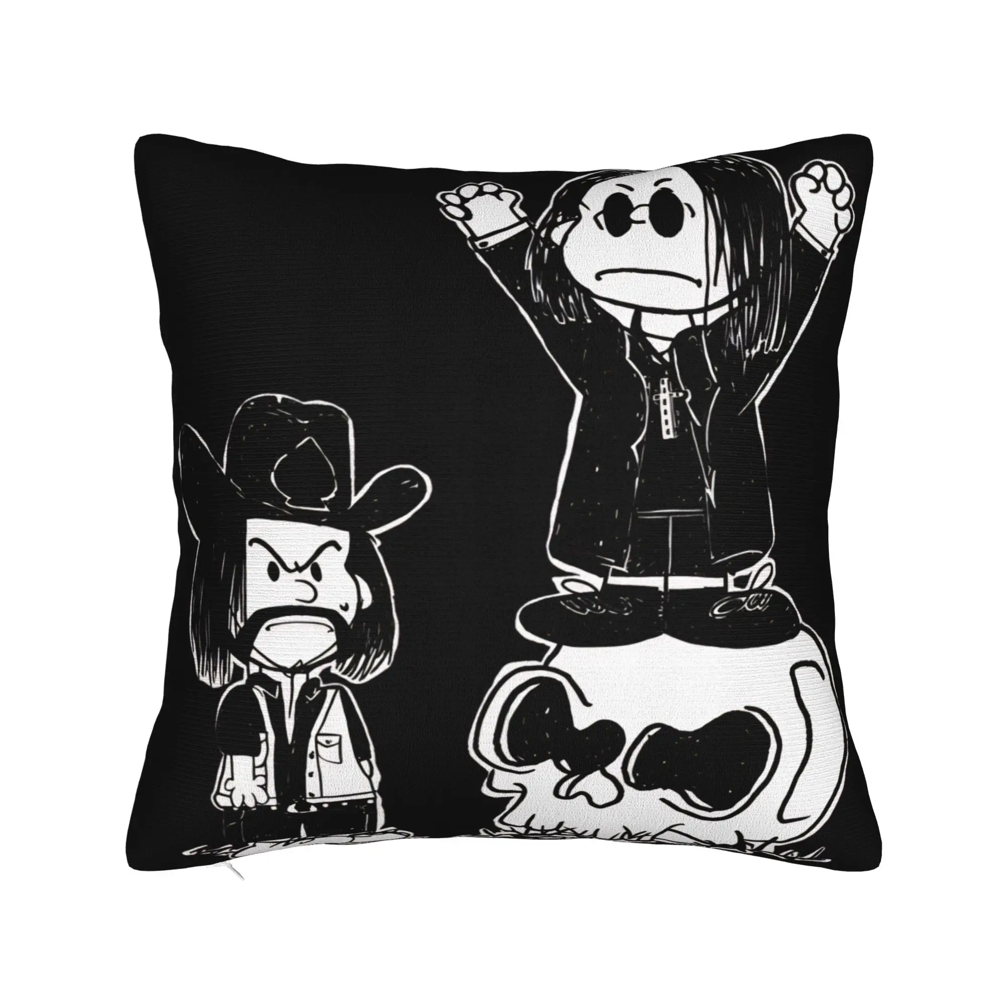 Ozzy Osbournes Pillow Case  Cushion Cover Polyester Custom DIY Pillow Cover Pillowcases For Office Car Home Decorative