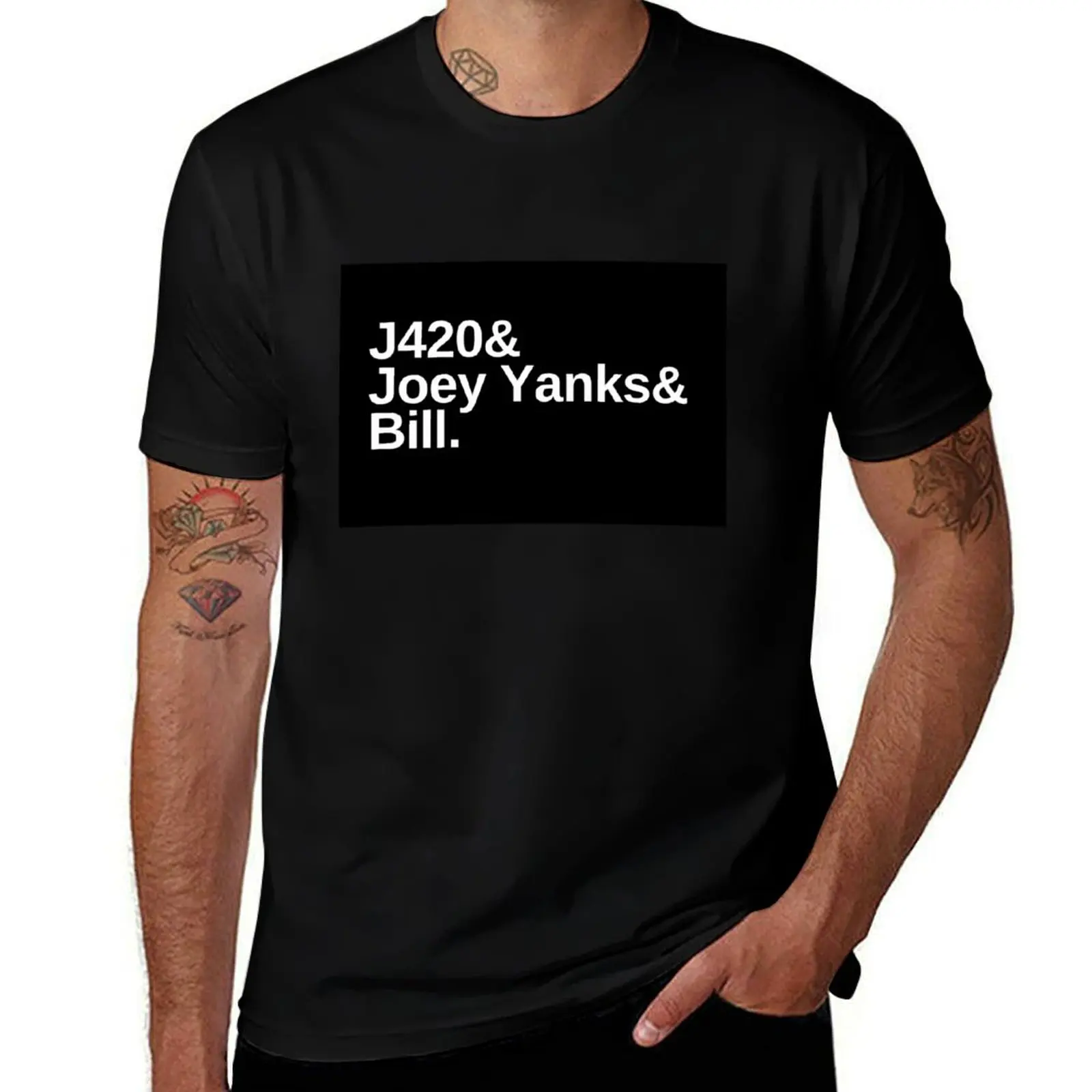 

Jersey Shore - J420, Joey Yanks, Bill T-Shirt anime t shirts oversize t shirt men 100% cotton luxury brand man tshirt T-Shirt