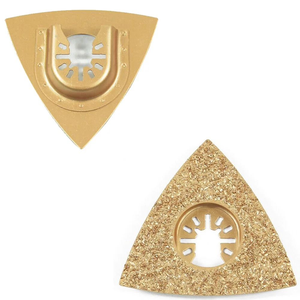 Carbide Triangle Rasp Oscillating Saw Blades, Multitool para enchimento de lixamento áspero, telha e cerâmica