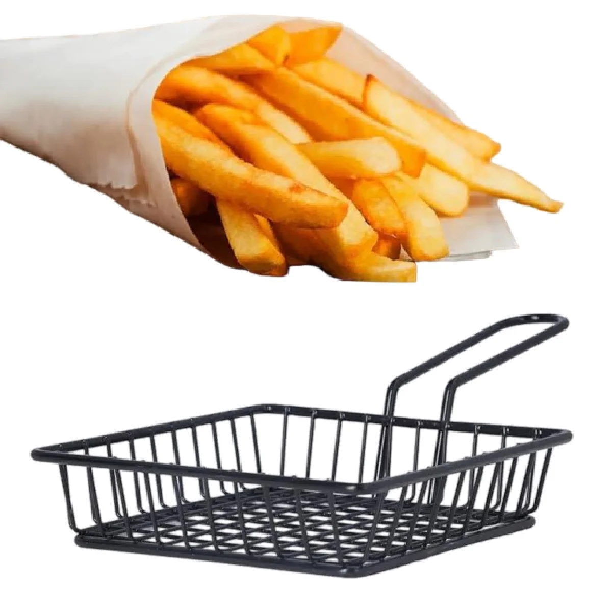 Basket for Snacks Frying Portions Fries