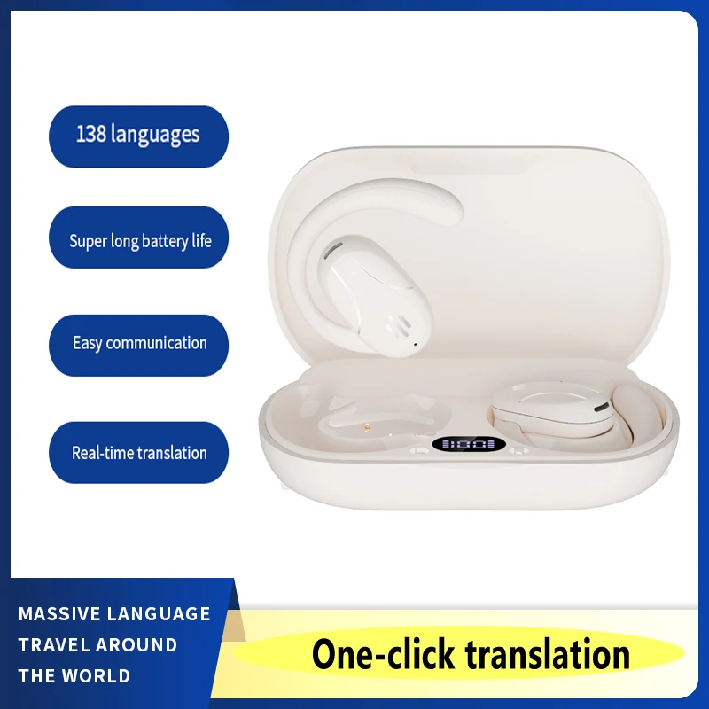 

Intelligent Translation Headset Noise Reduction Bluetooth Multi-Language Business Meeting Reception Real-Time Simultaneous Voice