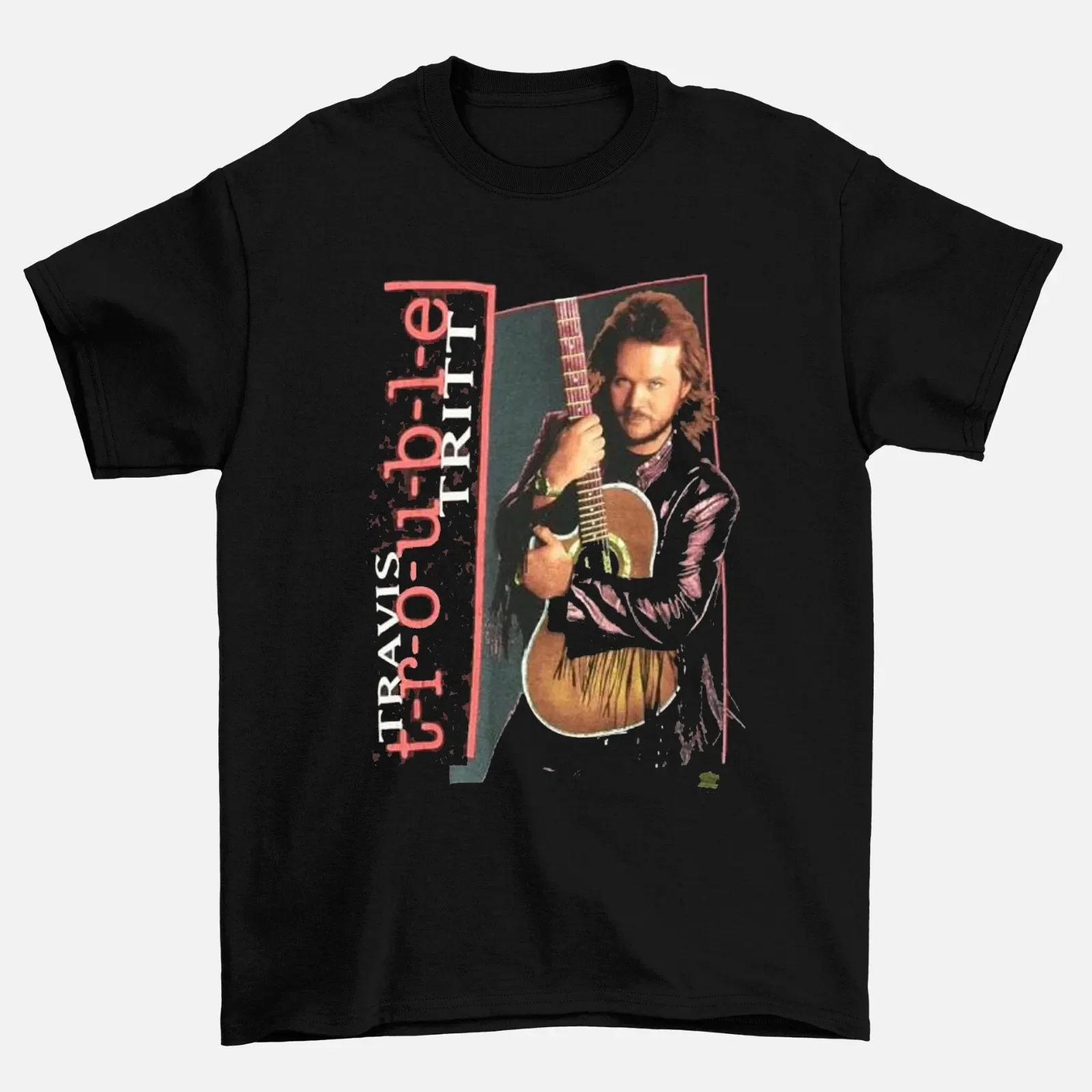 Travis Tritt Album Tour Cotton Black Unisex S-2345Xl T-shirt