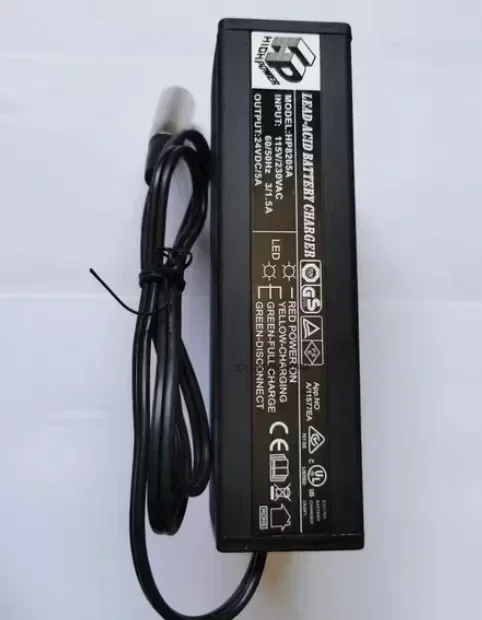 

HP8204B 24V 5A Scootmobiel Tekerlekli Sandalye Sarj акб для скутера гелевый Battery Charge