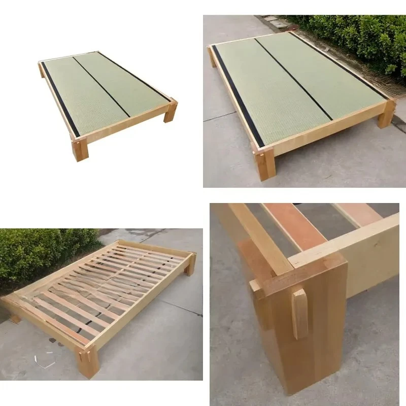 European Solid Wood Bed High Quality Materials