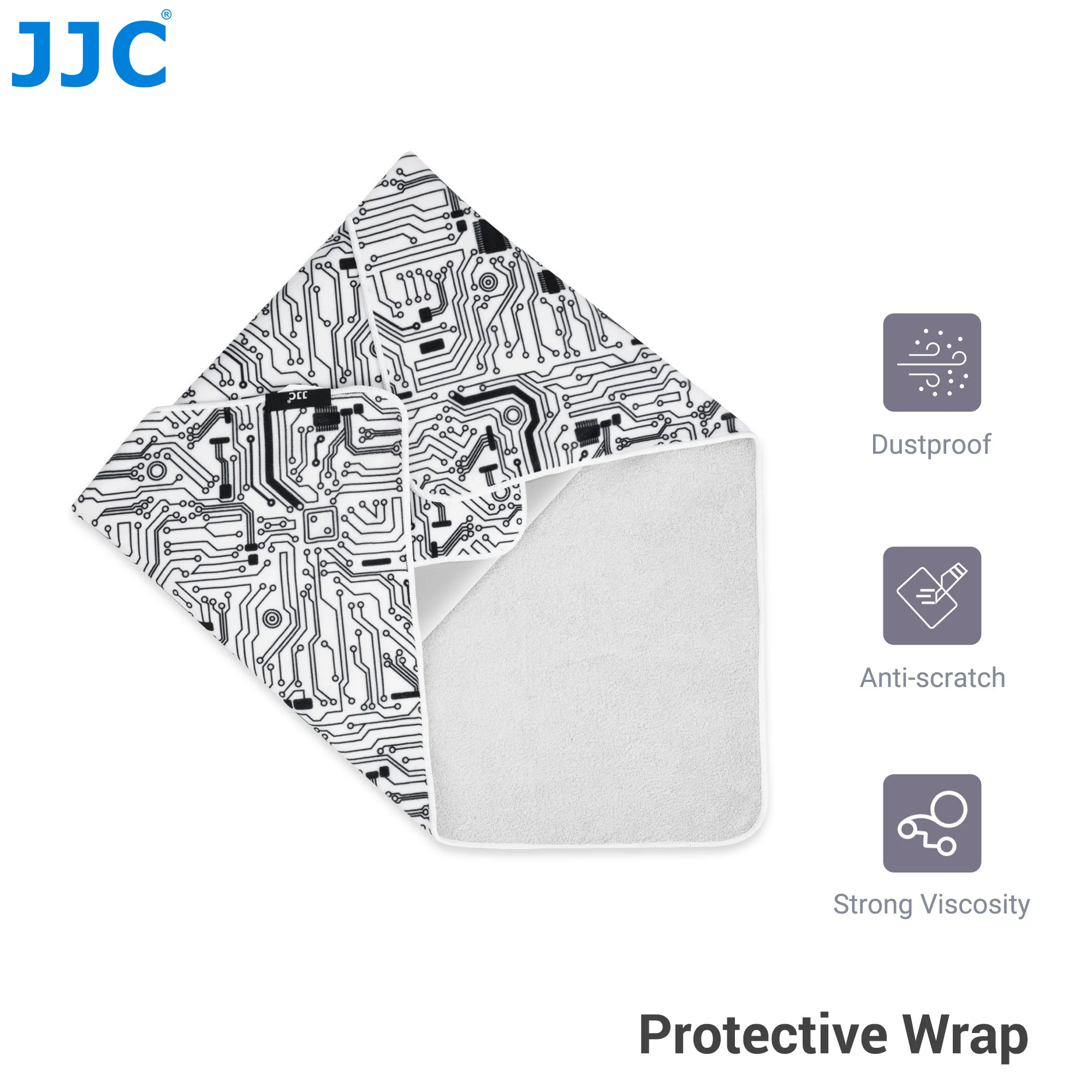 

JJC Camera Cover Protective Wrap Cloth Magic Folding Cloth SLR Lens Phone Protector Case Wrapping Storage Photographinner