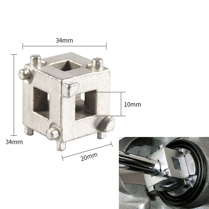 

3/8 Brake pad replacement tool Brake wheel cylinder splitter Disc brake air pump adjustment tool