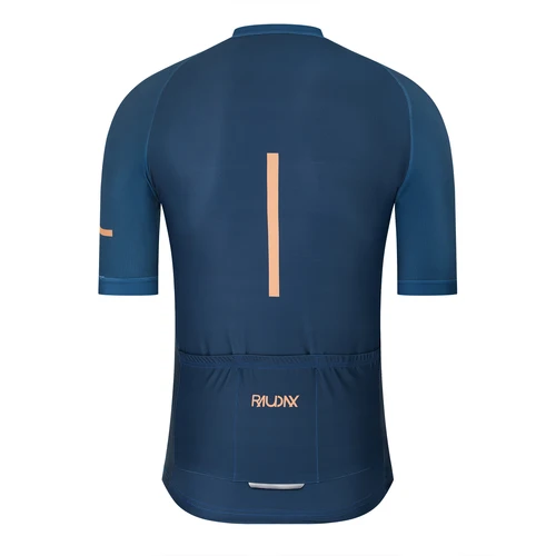 Imagen 2 del producto Raudax-Camiseta de ciclismo azul para hombre, Top de carreras de manga corta, ropa de verano para bicicleta, cómoda y transpirable, Maillot, 2025