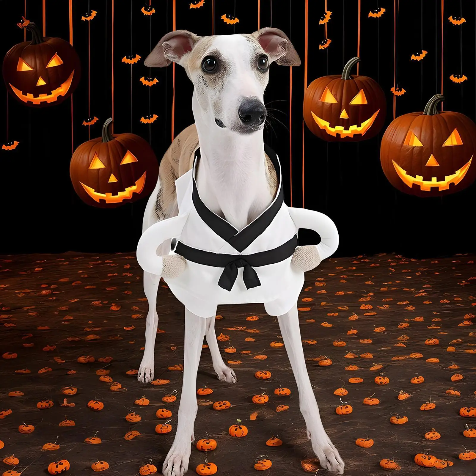 

Pet Costumes Funny Gesture Halloween Costumes for Cats Breathable Outfit 3D Sleeve for Cosplay Photoshoot Birthday Party