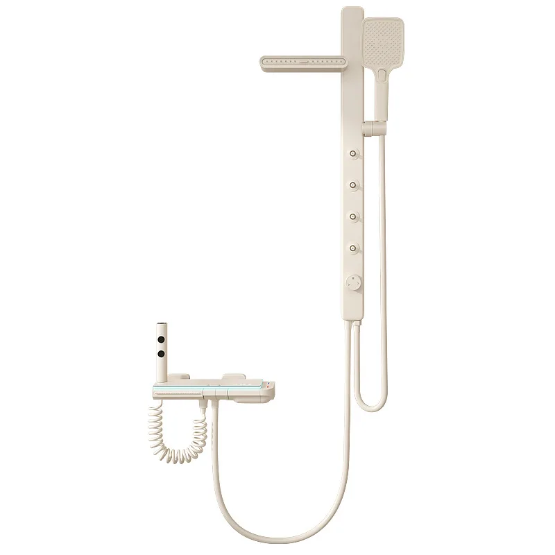 

Cream White, Household, Thermostat, Massage, Large Storage, Simple Shower, Roof Spray