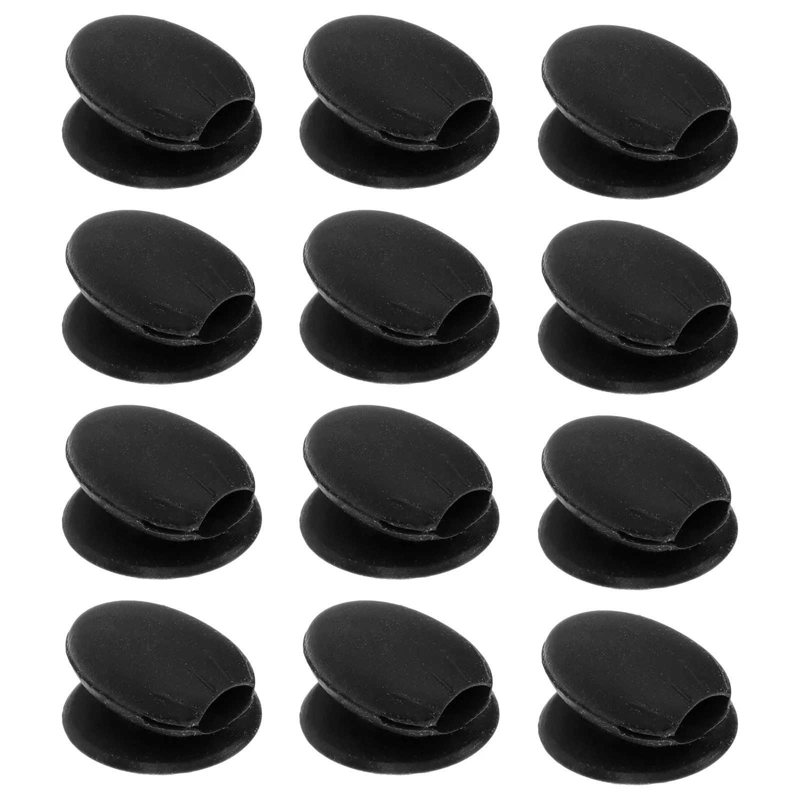 12Pcs Lip Brush Head Cover Makeup Brush Protective Cover Suction Cup Design Travel Use Lip Covers Protective Covers