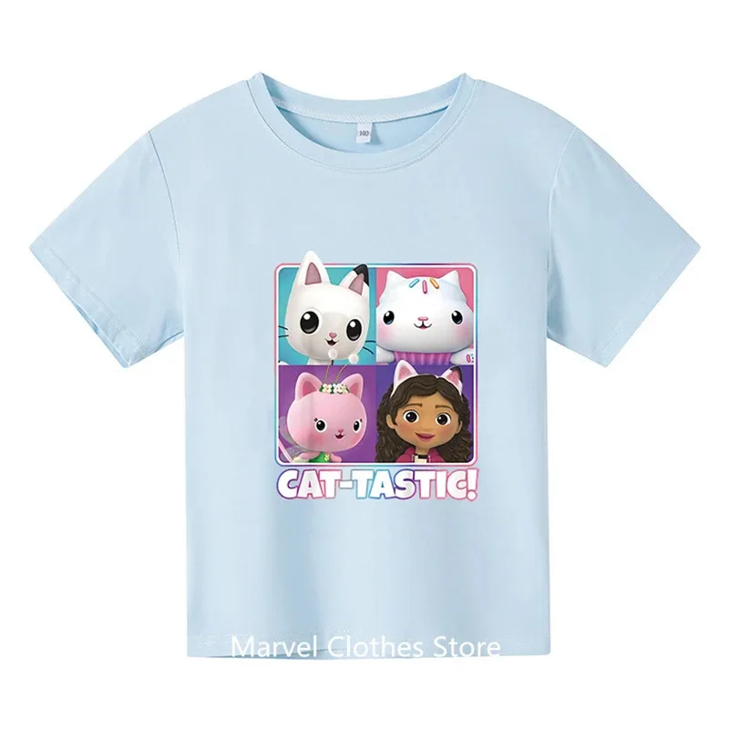 أنيمي غابي دمية التي شيرت الاطفال طباعة الشارع الشهير بنين بنات لطيف عادية موضة المتضخم تي شيرت الاطفال تيز القمم الملابس