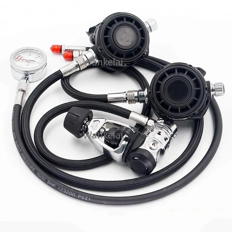 

Brand New Dive Equipment Octopus Scuba Diving Regulator Set with Air Pressure Gauge