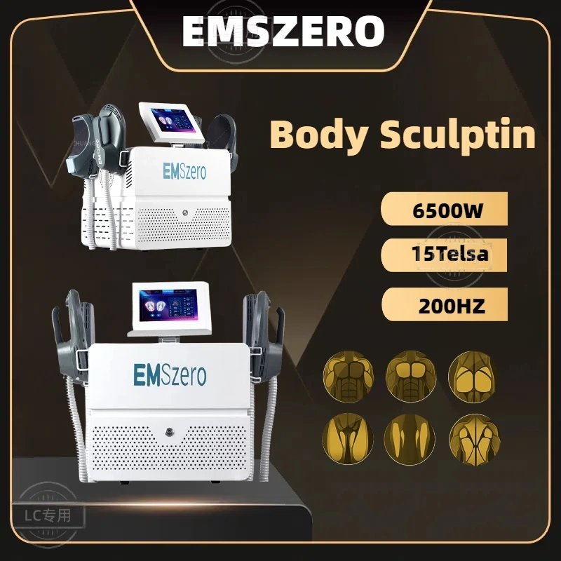 

EMSzero 15T 6500W 200 Гц RF машина для моделирования тела профессиональная кавитация для сжигания жира подтяжка кожи стимулятор мышц